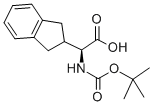 N-叔丁氧羰基-L-2-茚满甘氨酸 结构式