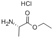 L-丙氨酸乙酯盐酸盐 结构式
