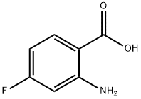 2-氨基-4-氟苯甲酸 結(jié)構(gòu)式