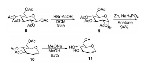 D-葡萄烯糖的合成路线