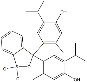 百里酚蓝 结构式