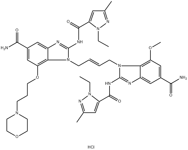 DIABZI STING AGONIST-1 TRIHYDROCHLORIDE 结构式