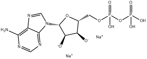 腺苷-5<i></i>'-二磷酸二钠盐 结构式