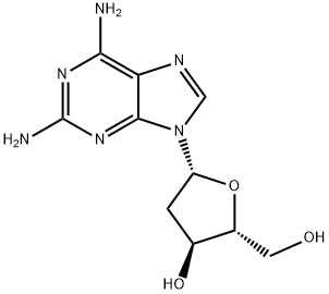 2,6-二氨基嘌呤-2<i></i>'-脱氧核苷 结构式