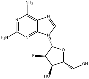 2<i></i>'-氟-2,6-二氨基嘌呤-2<i></i>'-脱氧核苷 结构式