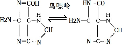 鸟嘌呤的分子结构