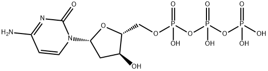 2<i></i>'-脱氧胞苷三磷酸 结构式