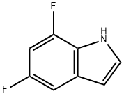 5,7-二氟吲哚 結(jié)構(gòu)式