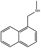 N-甲基-1-萘甲胺 结构式