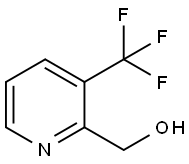 (3-三氟甲基吡啶-2-基)甲醇 结构式