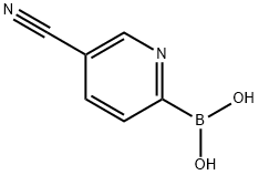 5-氰基-2-吡啶硼酸 結(jié)構(gòu)式
