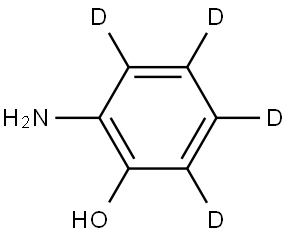 氘代邻氨基苯酚 结构式