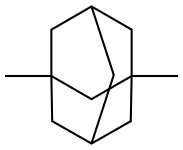 1,3-二甲基金刚烷 结构式