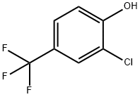 3-氯-4-羟基三氟甲苯 结构式