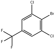 4-溴-3,5-二氯三氟甲苯 結(jié)構(gòu)式