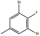 3,5-二溴-4-氟甲苯 結(jié)構(gòu)式