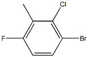 3-溴-2-氯-6-氟甲苯 结构式