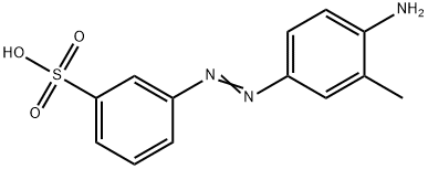 4-氨基-3-甲基-3<i></i>'-磺酸基偶氮苯 結(jié)構(gòu)式