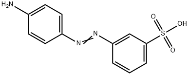 4-氨基苯基偶氮苯-3<i></i>'-磺酸 结构式