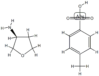 (S)-3-氨基四氫呋喃對甲苯磺酸鹽 結(jié)構(gòu)式