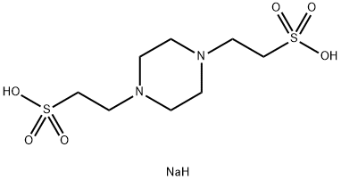 哌嗪-1,4-二乙磺酸單鈉鹽 結(jié)構(gòu)式