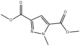 1,3,5-吡唑-3,5-二羧酸三甲酯 结构式