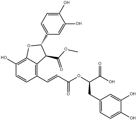 Mo<i></i>nomethyl lithospermate 结构式