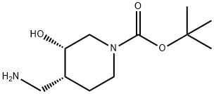 (3S)-3-(4-氨基酸苯基)-1-哌啶甲酸叔丁酯 结构式