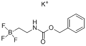 苄氧羰基氨基乙基三氟硼酸钾 结构式