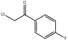 2-氯代-4<i></i>'-氟苯乙酮 结构式