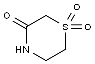 1，1-二氧化物-3-噻吗啉酮 结构式