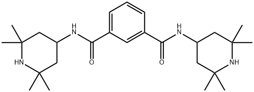 N,N<i></i>'-双(2,2,6,6-四甲基-4-哌啶基)-1,3-苯二甲酰胺 结构式