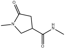 N,N<i></i>'-二甲基-5-吡咯烷酮-3-甲酰胺 结构式