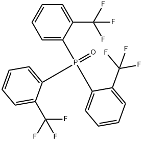 Tris(o-trifluoromethylphenyl)phosphine oxide 结构式
