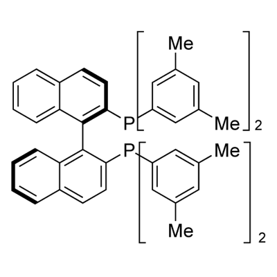 (R)-(-)-1,1<i></i>'-联萘-2,2<i></i>'-双二(3,5-二甲苯基)膦 结构式