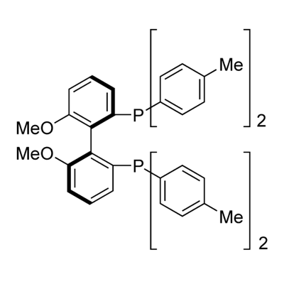 (+)- 2,2<i></i>'-双(对甲苯基膦)-6,6<i></i>'-二甲氧基- 1,1<i></i>' -联苯 结构式