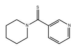 1-哌啶基- 3-吡啶基甲硫醇 结构式