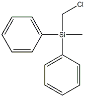 (CHLOROMETHYL)DIPHENYLMETHYLSILANE 结构式