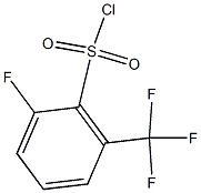 2-fluoro-6-trifluoromethylbenzenesulfo<i></i>nyl chloride 结构式
