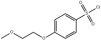 4-(2-METHOXYETHOXY)BENZENESULFO<i></i>NYL CHLORIDE 结构式