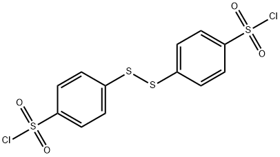 BIS(4-CHLOROSULFONYLPHENYL)DISULFIDE 结构式