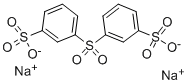 二苯砜-3,3<i></i>'-二磺酸二钠盐 结构式