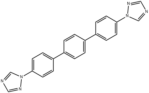 1H-1,2,4-Triazole,1,1<i></i>'-[1,1<i></i>':4<i></i>',1<i></i>'<i></i>'-terphenyl]-4,4<i></i>'<i></i>'-diylbis- 结构式