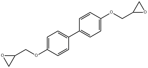 4,4<i></i>'-bis(2,3-epoxypropoxy)biphenyl 结构式
