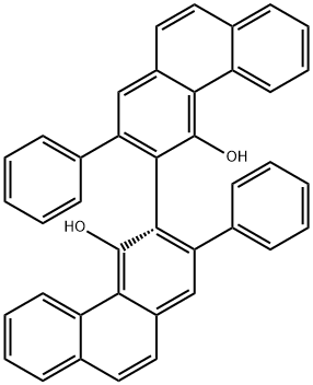S-2,2<i></i>'-二苯基-3,3<i></i>'-(4-联菲酚) 结构式
