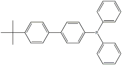 Phosphine, [4<i></i>'-(1,1-dimethylethyl)[1,1<i></i>'-biphenyl]-4-yl]diphenyl- 结构式