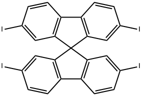 2,2<i></i>',7,7<i></i>'-四碘-9,9<i></i>'-螺二芴 结构式