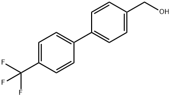 4<i></i>'-三氟甲基-4-联苯甲醇 结构式