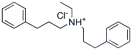 ethylbis(3-phenylpropyl)ammo<i></i>nium chloride 结构式