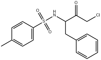 L-1,4<i></i>'-甲基磺?；?2-苯基乙基氯甲基酮 結(jié)構(gòu)式